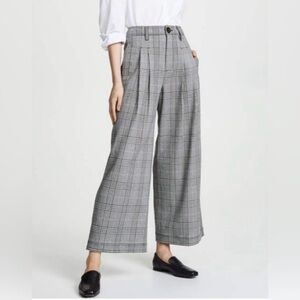 Madewell pleated wide leg pants